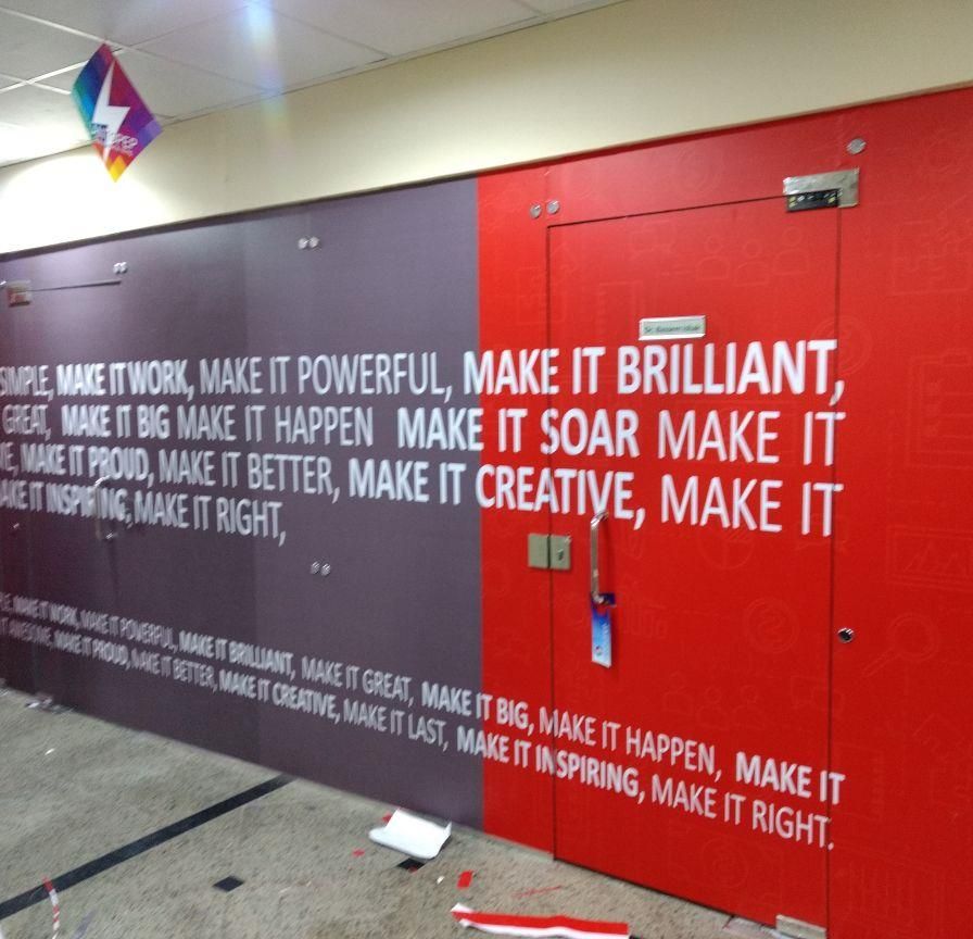 Mash Premier · Manifesto wall